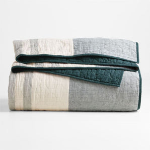 Colcha Laurentis Crinkle Stripe Queen