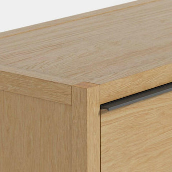 Cómoda de 6 cajones Leavitt Natural Oak Wood.