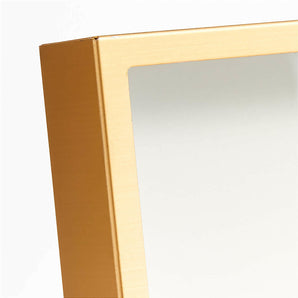 Cepillado Brass Marco de pared 11x11.