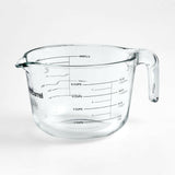 Crate & Barrel 8C Cristal Vaso medidor.