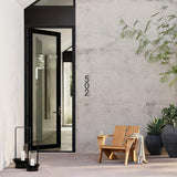 Linterna de metal negro de Marruecos.