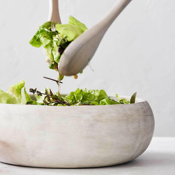 Servidores Tondo encalados, juego de 2.