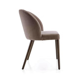 Camille Taupe Silla de comedor italiana.