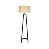 Lámpara de pie negra Castillo.