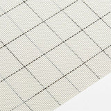 Mantel Individual Chilewich ® Chase Rectángulo Blanco Óptico.