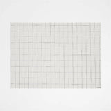 Mantel Individual Chilewich ® Chase Rectángulo Blanco Óptico.