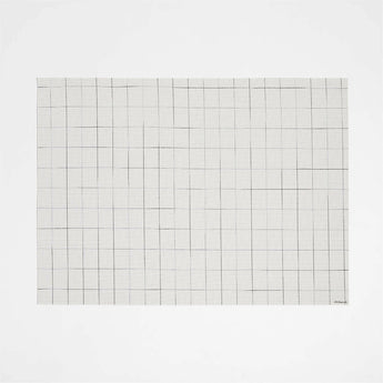 Mantel Individual Chilewich ® Chase Rectángulo Blanco Óptico.