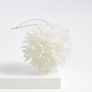 Adorno de árbol de Navidad en racimo de coral