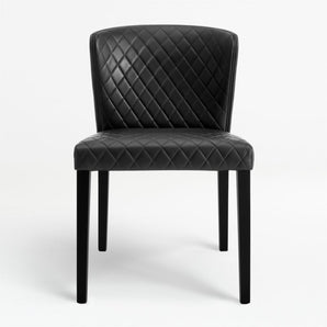 Silla de comedor Curran Quilted Onyx