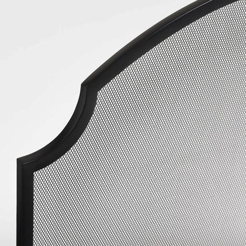 Pantalla de chimenea negra Emmy.