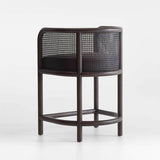 Campos Charcoal Taburete de caña de Leanne Ford.