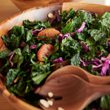 Walnut Servidores, juego de 2.