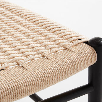 Silla auxiliar de comedor de madera natural Lausen.