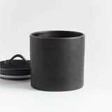 Bote pequeño negro mate Marin.