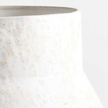 Jardinera de cerámica Nikko Mini Off White 8".