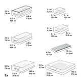 OXO ® Good Grips Juego de 8 Organizadores de Nevera.