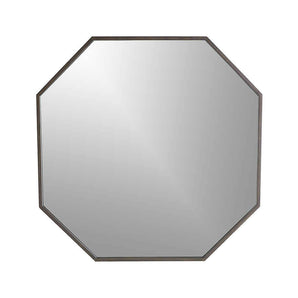 Espejo de pared Octagon Roble Gris Nuevo.
