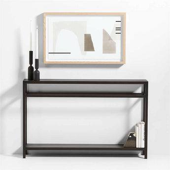 "Off Shore" de Kim Knoll 32"x20" Impresión mural enmarcada.