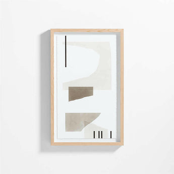 "Off Shore" de Kim Knoll 32"x20" Impresión mural enmarcada.