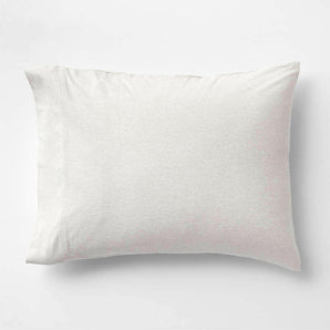 Cozysoft Organic Jersey Oatmeal Brown Standard Pillow Sham.