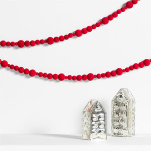 Guirnalda navideña de terciopelo 6