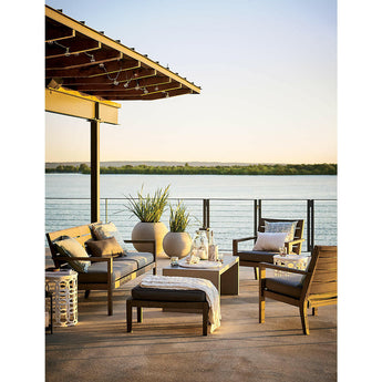 Jardinera Esfera Pequeña Gris Claro.