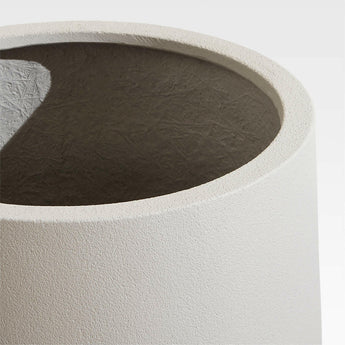 Saabira Taupe Jardinera de 23,25" de altura para interior/Exterior .