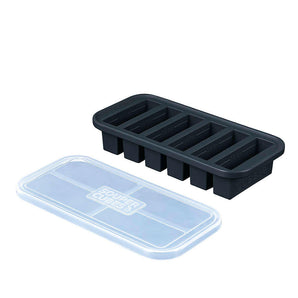 Souper ® Cubos Charcoal Gris Media taza Envase individual.