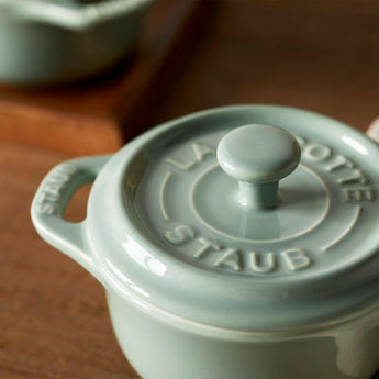 Mini cocottes Staub Eucalipto, juego de 3.