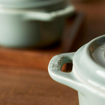 Mini cocottes Staub Eucalipto, juego de 3.