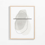 "Bajo el agua" de Kim Knoll 48"x36" Impresión mural enmarcada.