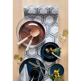 Ensaladeras de madera y mármol, juego de 2.