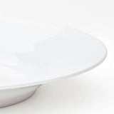 Plato de melamina con borde de álamo.