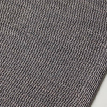 Camino de mesa de algodón gris metálico Aspen 90".