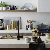 Salero de mármol de cocina francesa.