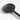 Cuchara ranurada de nailon negro Crate & Barrel.