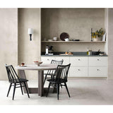 Alero Mesa de comedor redonda de 54".