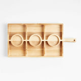 Carson Ash Tabla de servir de sección pequeña.