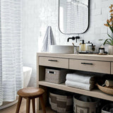 Acanalado Cristal Bote grande.