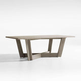 Alero Mesa de comedor rectangular de 86".