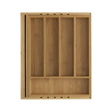 Cubertero extensible de bambú.