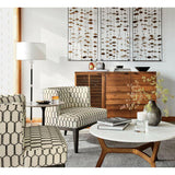 Escultura de pared de metal de campanas.