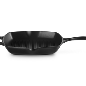 Sartén cuadrada Le Creuset, negra.