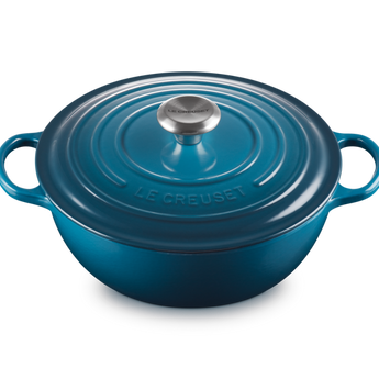 Cazuela redonda de hierro Cocotte Le Creuset.