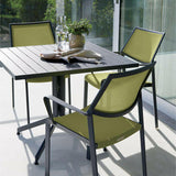 Mesa de comedor con tapa abatible cuadrada Lanai.