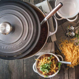 Tazón de sopa de granja.