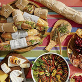 Esparcidor de madera de olivo.