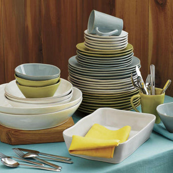 Plato para aperitivos Marin White.