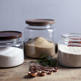 Montana 64 oz. Tarro de Acacia y Cristal .