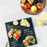 Tabla para quesos de pizarra 20 "x12".